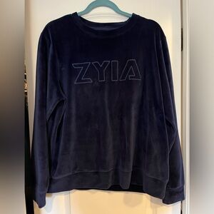 Zyia Navy Blue Fleece Sweater - size XXL. Excellent used condition.